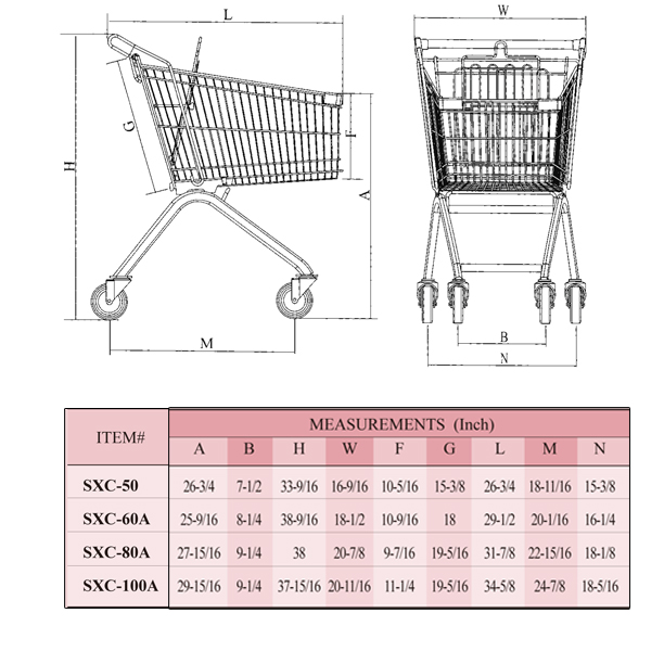 #SXC-100A - Shopping Cart
