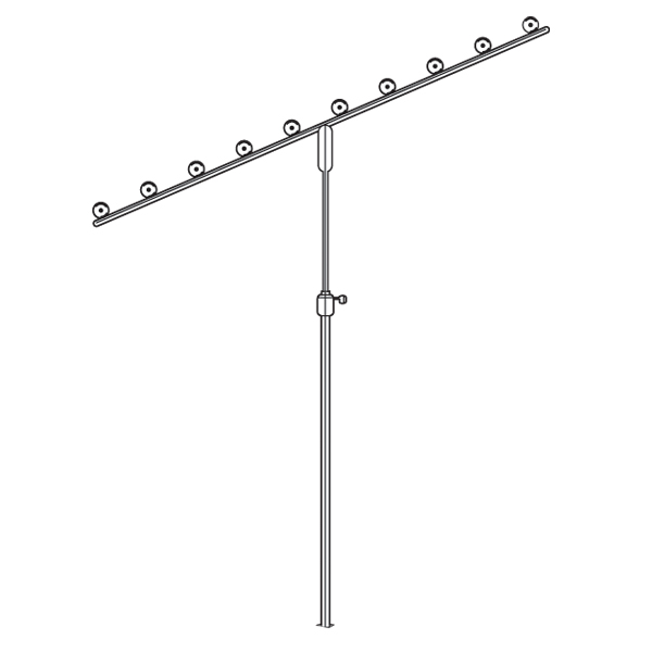 #1820 - Trumpet Base Display Fixtures