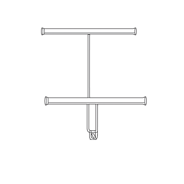 #1830 - Trumpet Base Display Fixtures