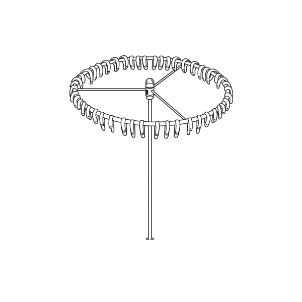 #3010 - Trumpet Base Display Fixtures