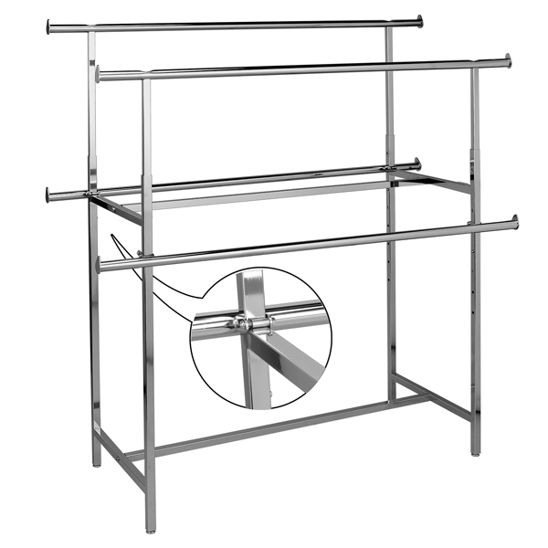 #CLH - Garment Racks (Adjustable Double Bar Racks)