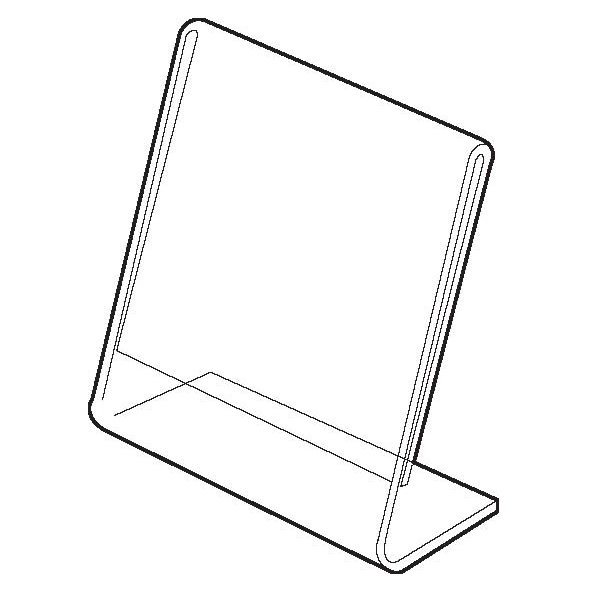 #PH711V - Sign Holder & Acrylic