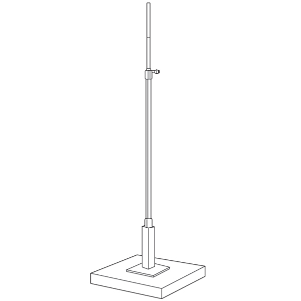 #SB5-3809 - Square Base Display Fixtures