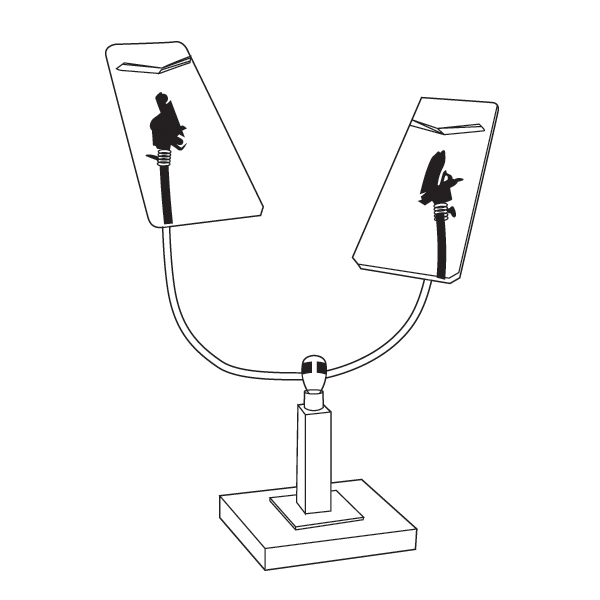 #SB6-1202 - Square Base Display Fixtures