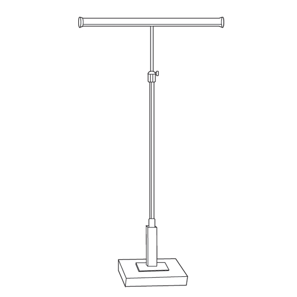 #SB6-1832 - Square Base Display Fixtures