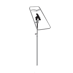 #1201 - Trumpet Base Display Fixtures