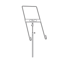 #1250 - Trumpet Base Display Fixtures