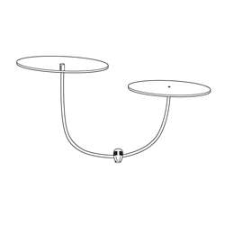 #1271 - Trumpet Base Display Fixtures